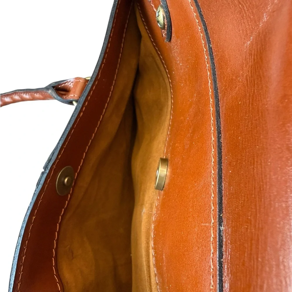 Patricia Nash‎ Vienna Satchel Handbag Tan Tooled Leather Floral Bag NEW Luxury